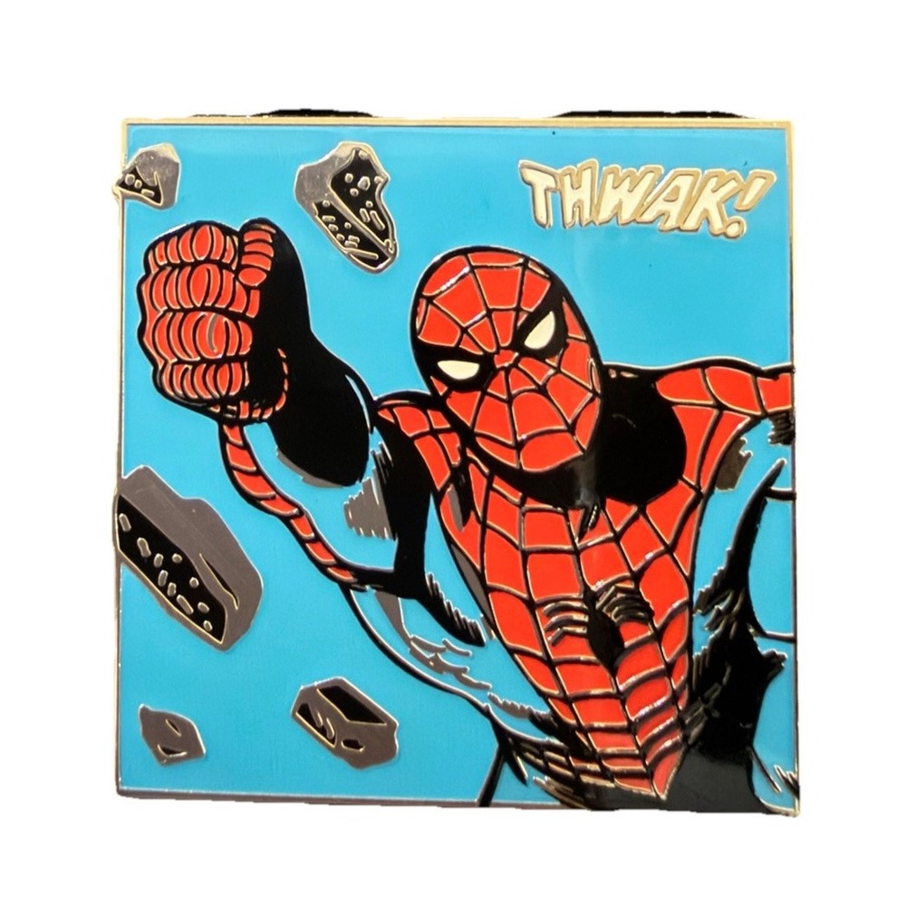 Loungefly Marvel Super Hero Comic Blind Box Pin - Spiderman Thwak!